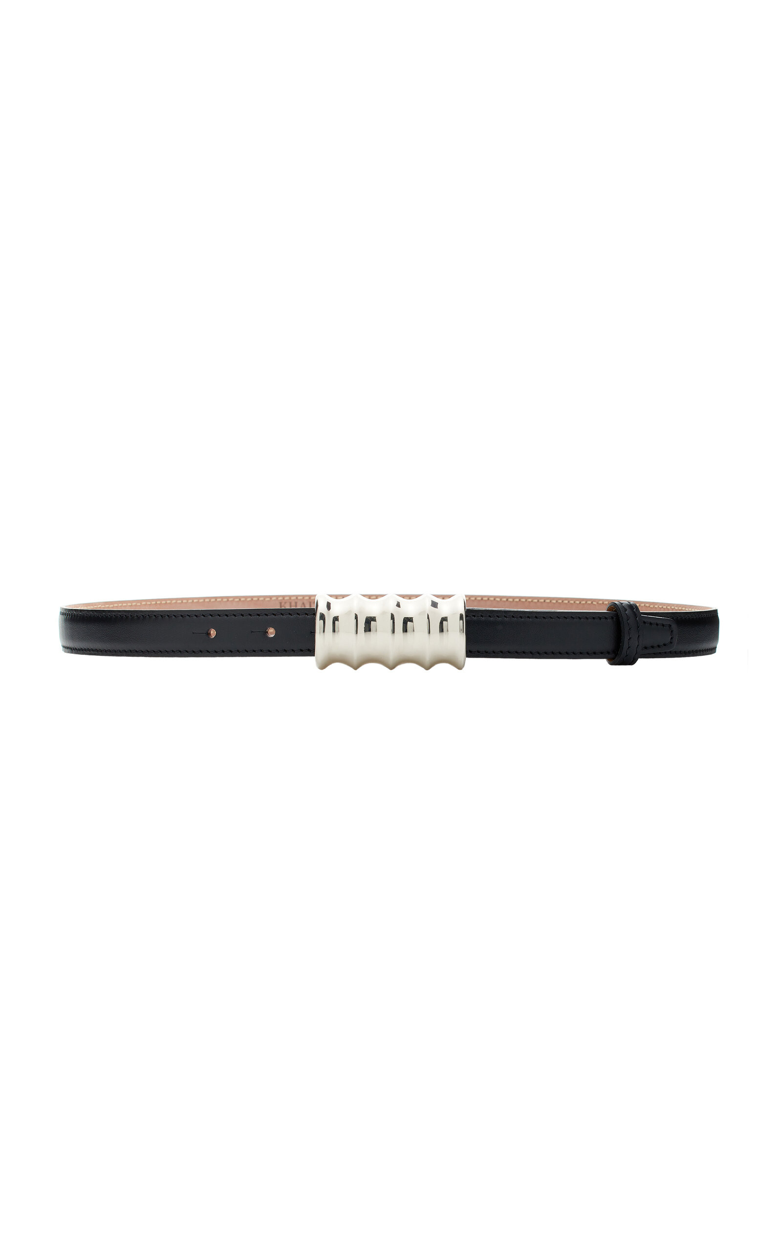 Khaite - Julius Small Leather Belt - Black - 70 cm - Moda Operandi | Moda Operandi (Global)