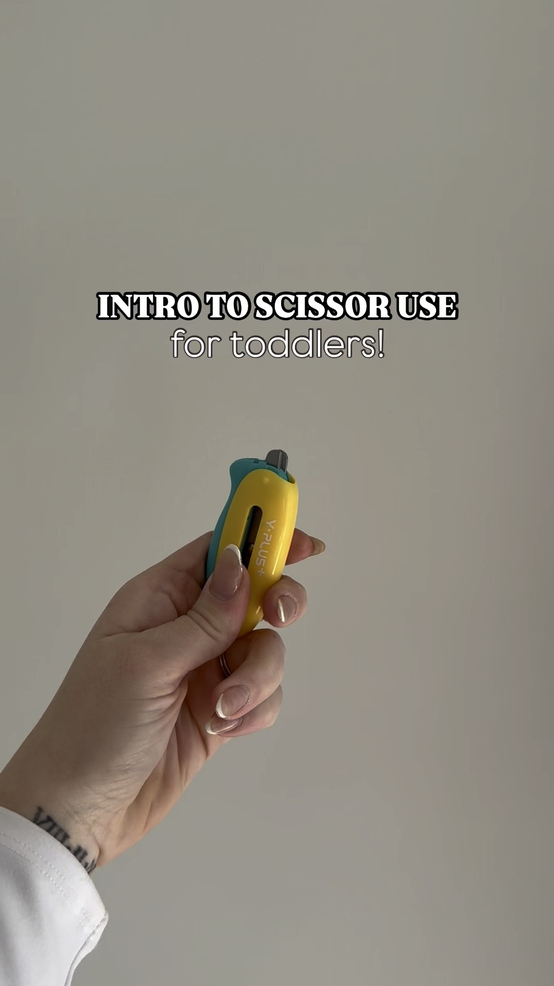 Intro to scissor use for toddlers! 

#LTKKids #LTKFamily #LTKBaby
