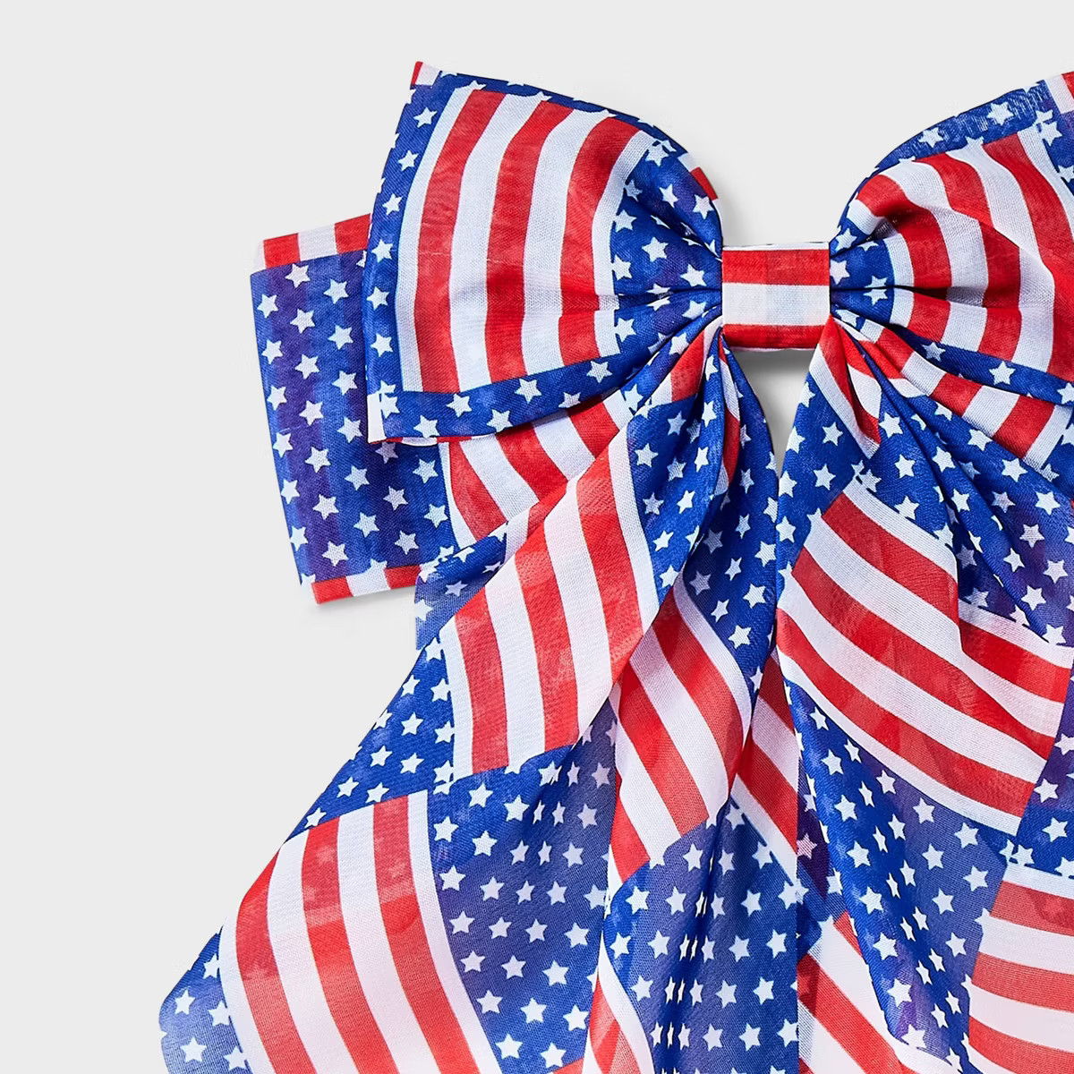 Americana Hair Bow Barrette - Red/White/Blue | Target
