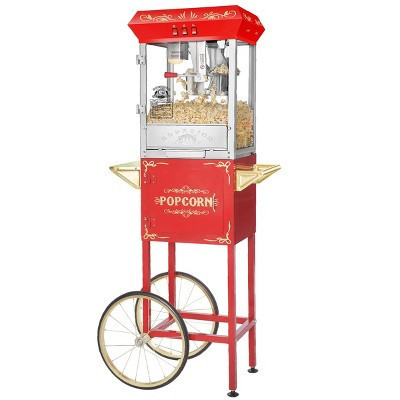 Great Northern Popcorn 8 oz. Carnival Popcorn Machine with Cart - Red | Target