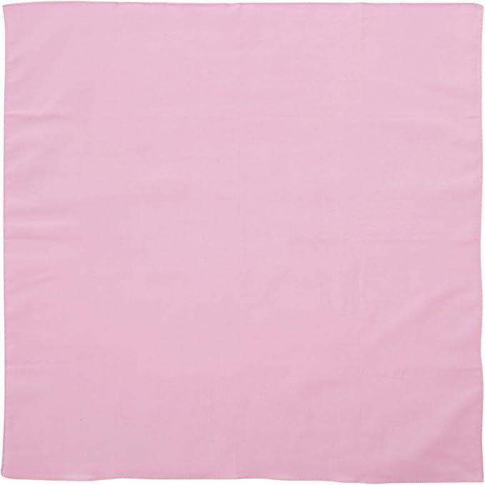 Large 100% Cotton Solid Color Blank Bandanas (22” x 22”) - For Custom Printing | Amazon (US)