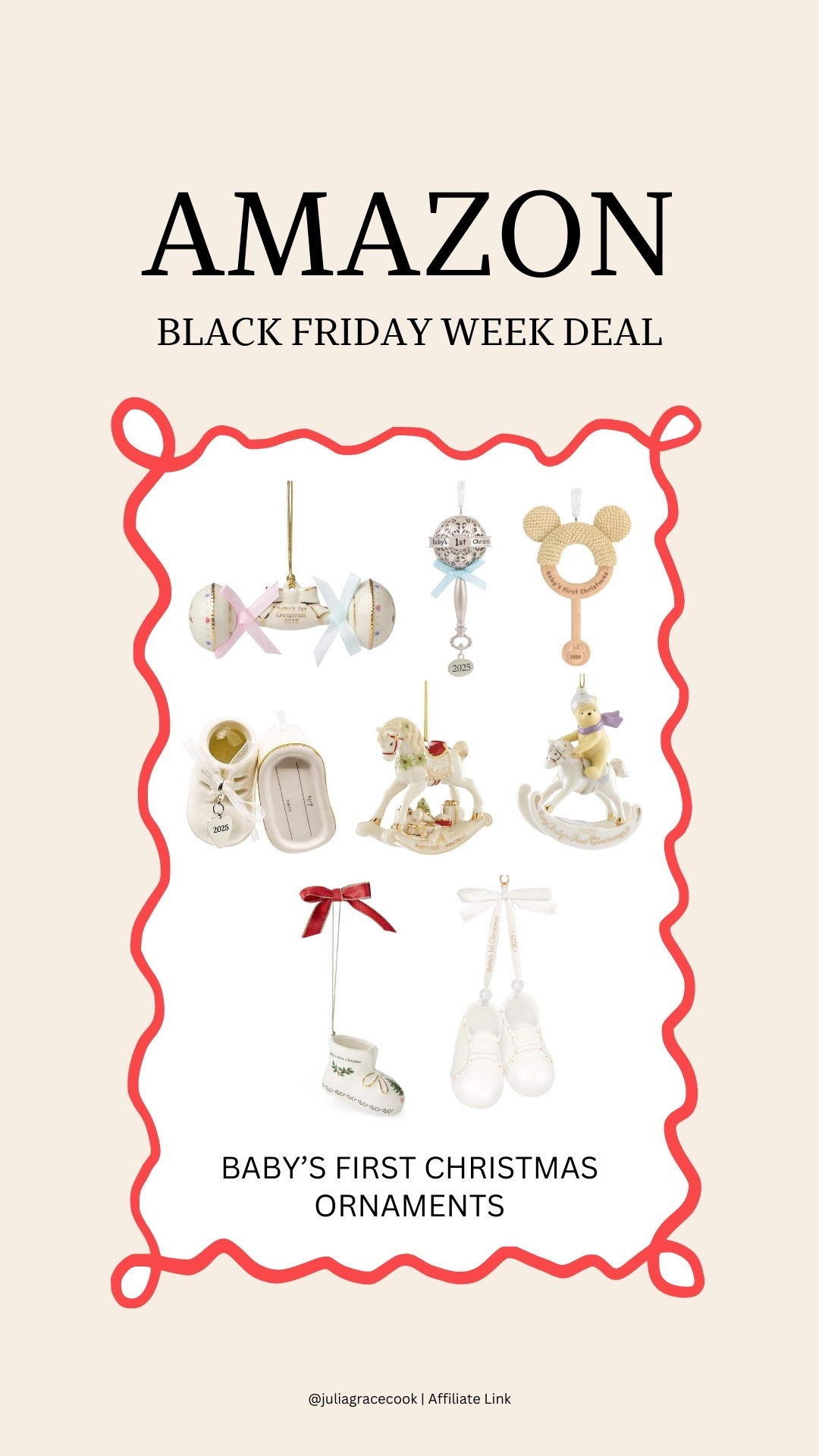 The funniest part about having a baby due on Christmas Day is not knowing if I’ll need the baby’s first Christmas ornament this year or next! Anyway, I want a higher quality one regardless, so here are some I have in my cabottle baby

#LTKBaby #LTKHoliday #LTKmomlife