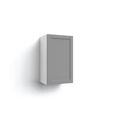 NewAge Products Home Cabinet 18-in W x 30.6-in H x 13.8-in D Gray Painted Door Wall Fully Assembl... | Lowe's