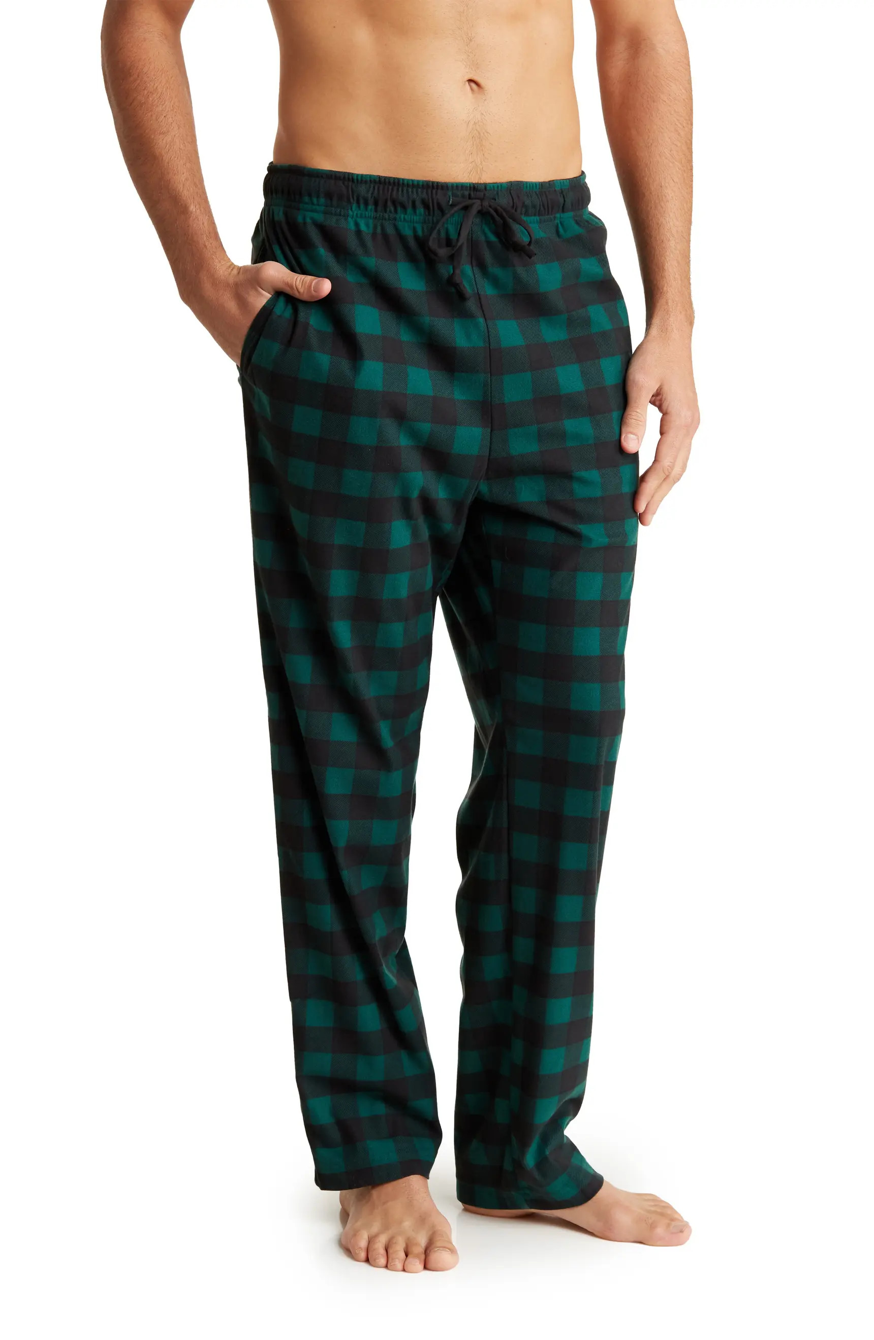 Nautica Plaid Fleece Pajama Pants | Nordstromrack | Nordstrom Rack