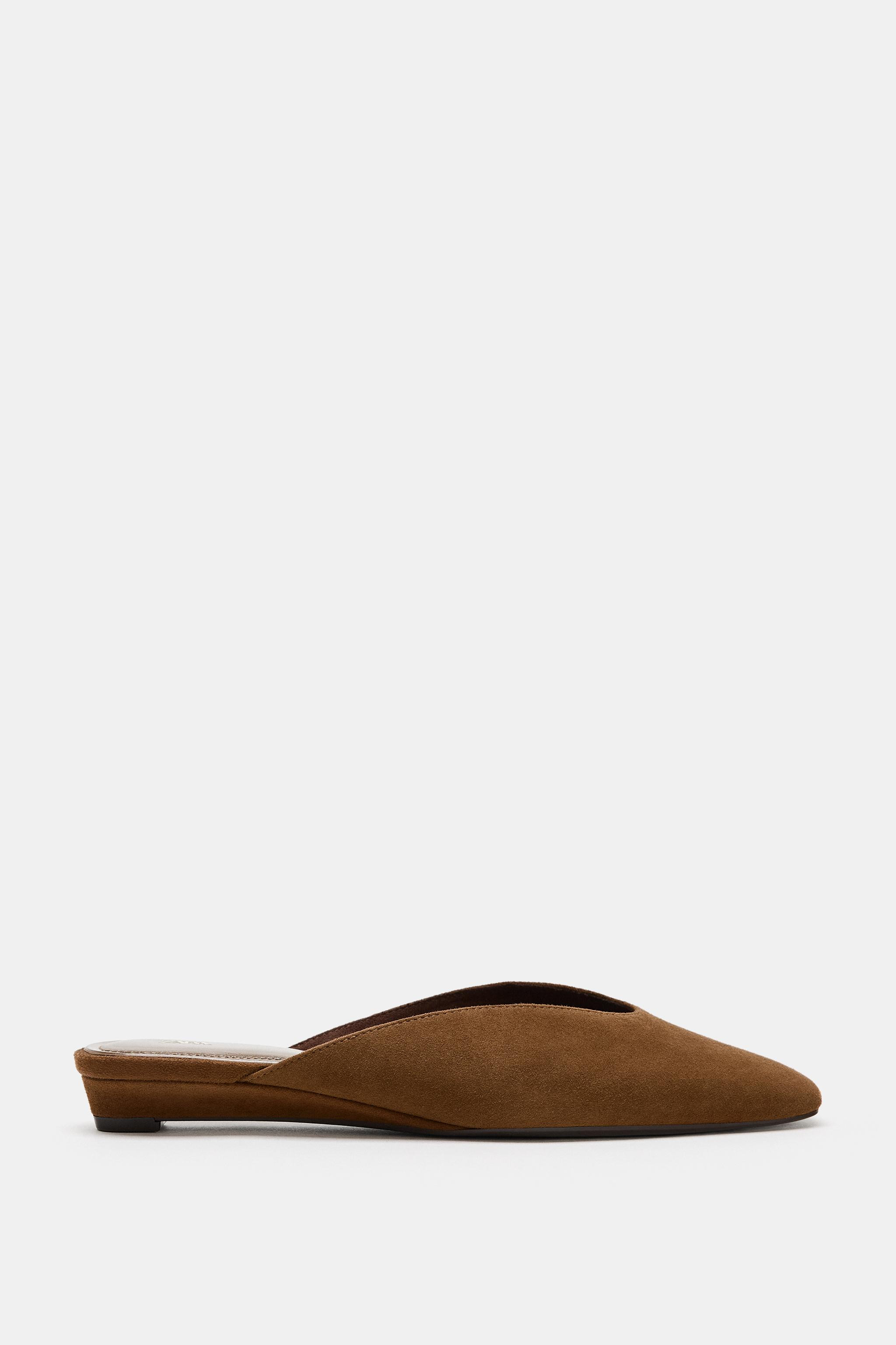 SUEDE WEDGE SLINGBACKS | Zara US