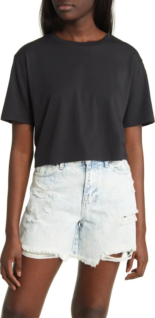 Women's Relaxed Fit Cotton Blend T-Shirt | Nordstrom