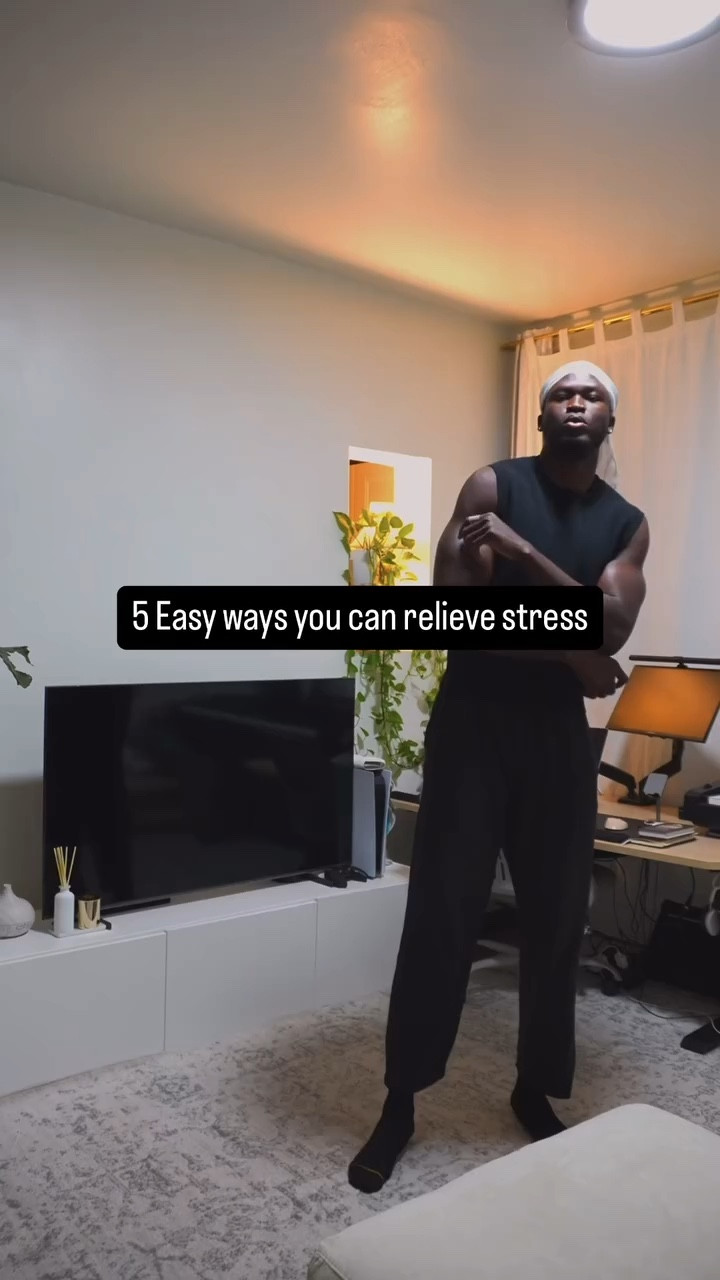 Listed all 5 below. Save & Share with someone 👌🏿
•
1 - Praying and holding on to God’s promises in times of stress and anxiety. 1 Peter 5:7 - “Cast all your anxiety on him because he cares for you”
2 - Breathing techniques like the 4-4-6. 
3 -  Taking a Stretch Break
4 - Weight Lifting / Exercise
5 - Creative Expression.
•
Desk - @effydesk 
Piano - @yamahamusicusa 
Tv - @samsungus 
Couch - @valyoufurniture 
Rug - @amazonhome 
•
•
#lifestyle #stress #anxiety #faith #menslifestyle #breathingtechniques #prayer #lifestyleblogger

#LTKHome #LTKMens #LTKFitness