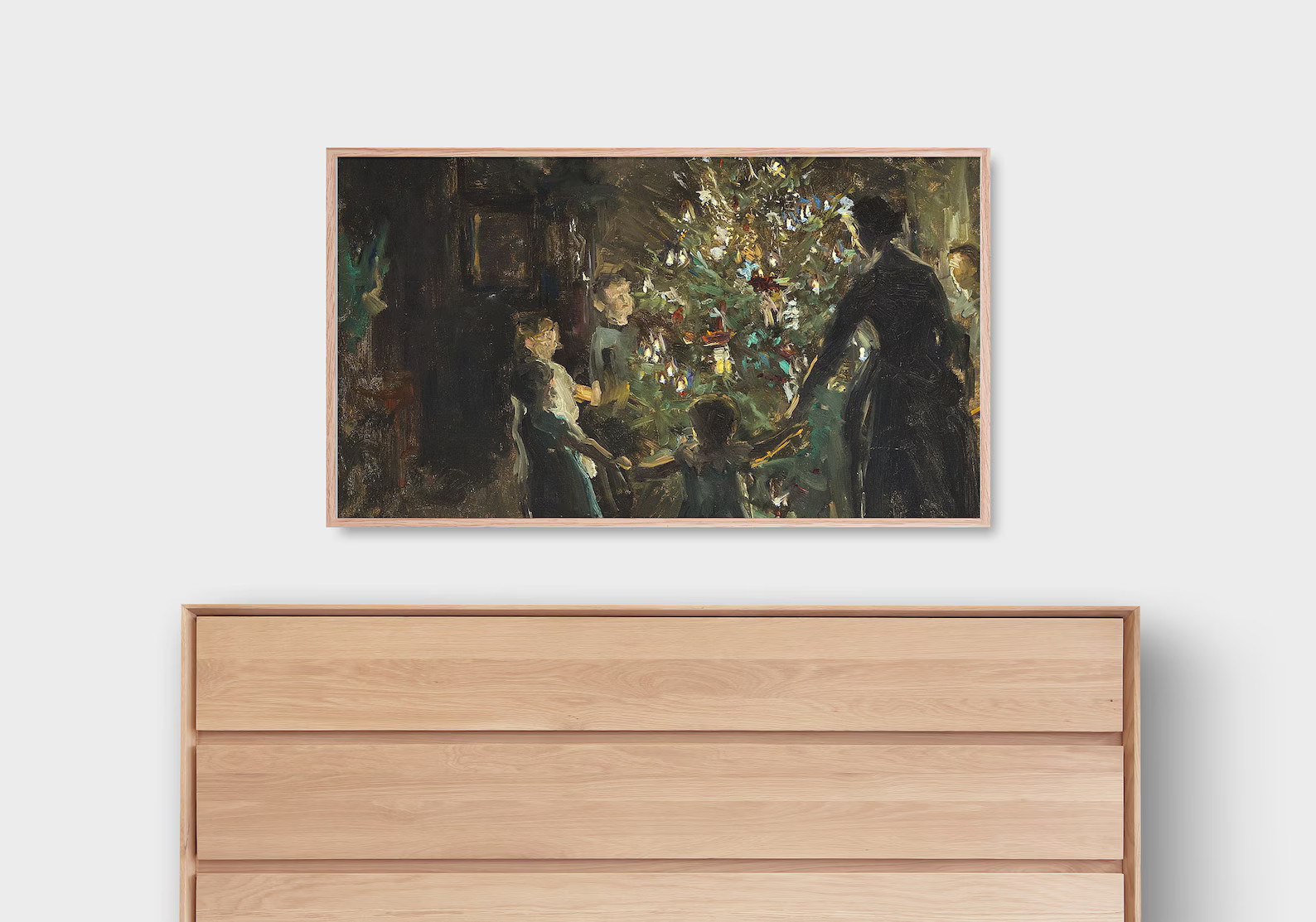 Frame TV Art  Vintage Painting  Winter Painting  Winter - Etsy | Etsy (US)