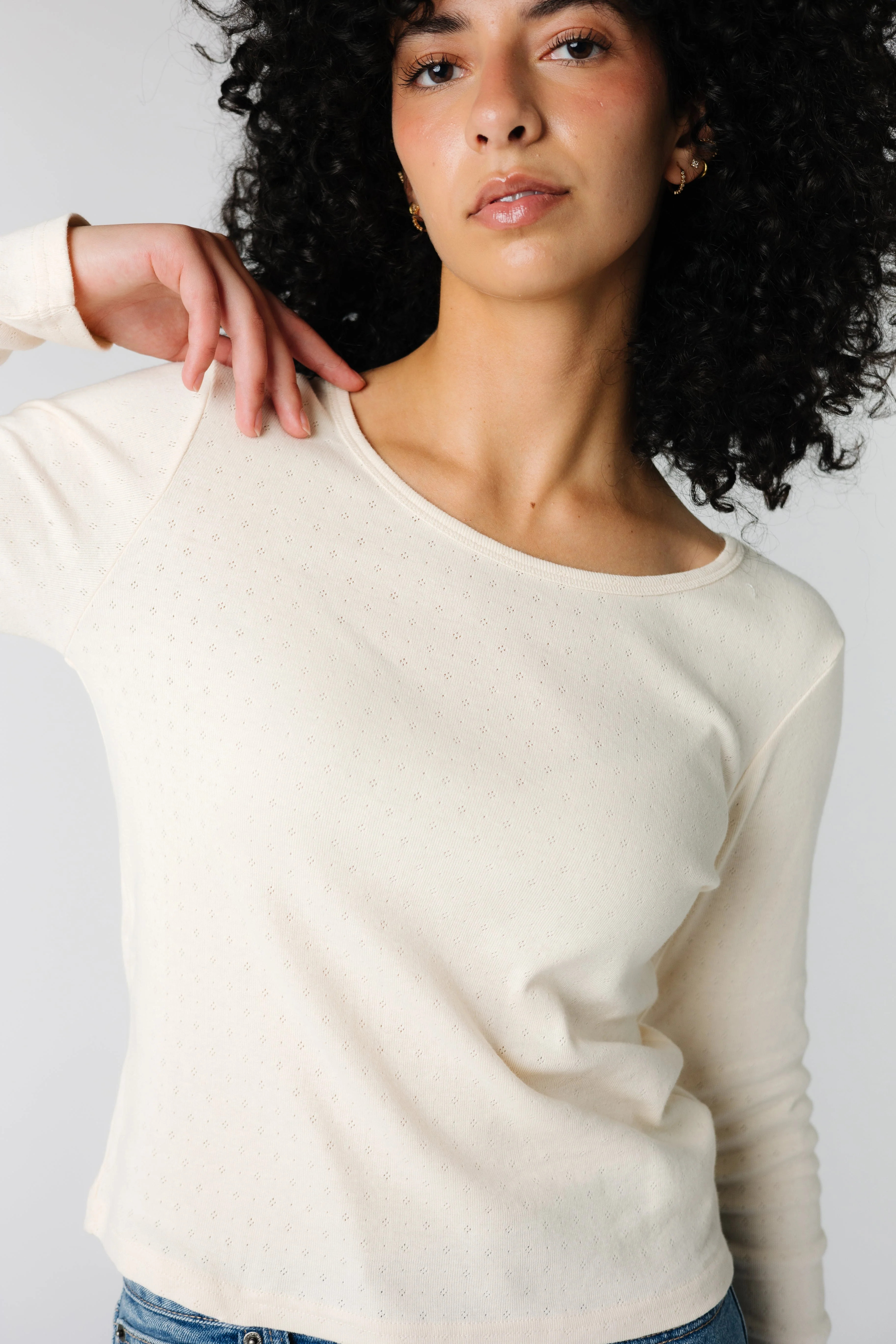 Weekend Pointelle Long Sleeve Tee | Called To Surf