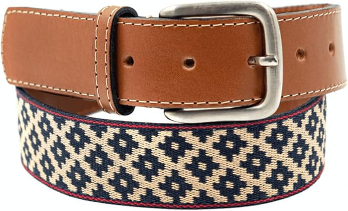 GauchoLife Guarda Pampas Polo Belt – Handmade Woven Leather Golf Belt for Men | Amazon (US)