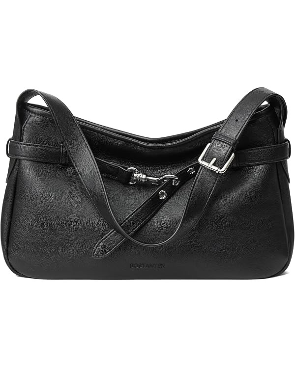 BOSTANTEN Shoulder Bag for Women, Vegan Leather Hobo Bag, Trendy Handbags Winter Purses with Adju... | Amazon (US)