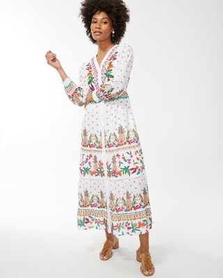 Y-Neck Balloon Sleeve Dress | Chico's