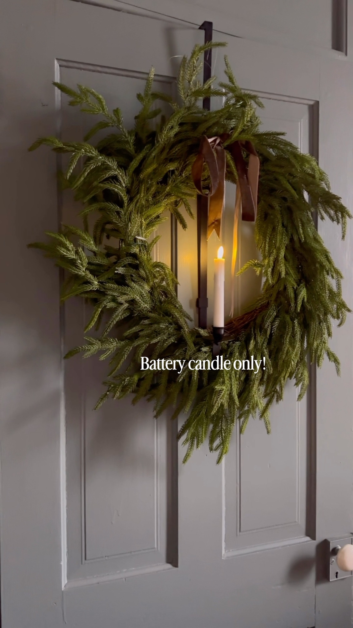 I’ve been waiting to share this again because it was one of my favorite finds last year. This candle wreath hanger sold out so fast it was almost impossible to get. I can’t find my exact one anymore, but I did track down a few really pretty options that give the same cozy look. Use a battery candle and it’s the easiest way to add that warm holiday glow to your wreath.

#LTKSaleAlert #LTKHome #LTKHoliday