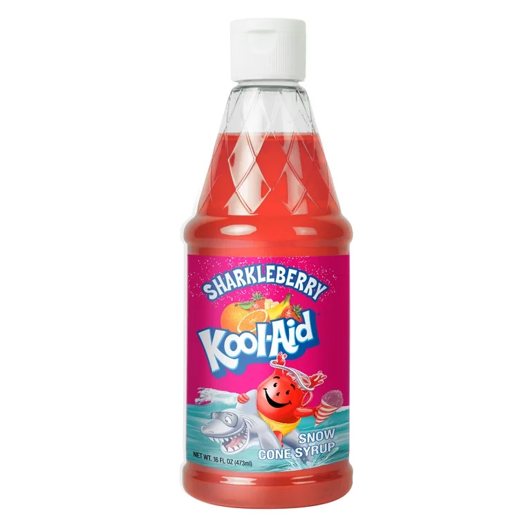 Kool-Aid Sharkleberry Snow Cone Syrup, 16 Fl Oz | Walmart (US)