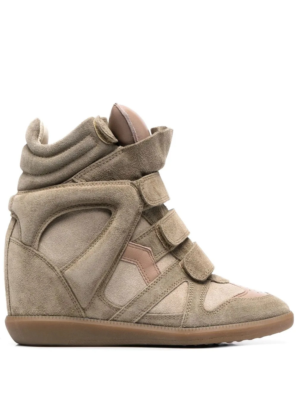 ISABEL MARANT Bekett high-top Wedge Sneakers - Farfetch | Farfetch Global