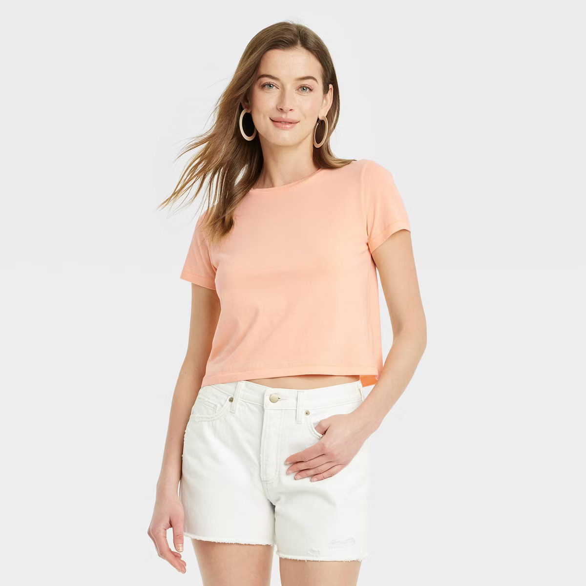 Women's Shrunken Short Sleeve T-Shirt - Universal Thread™ | Target