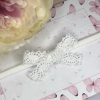 Baby white crochet lace cream baby headbands , baby headbands, newborn headbands, toddler headbands, | Etsy (US)