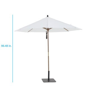 Origin 21 8.46-ft Market Patio Umbrella | Lowe's