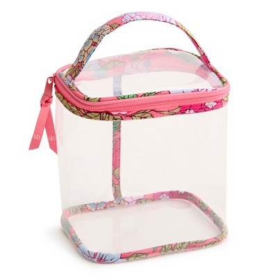 Vera Bradley Women's Outlet Clear Square Lotion Bag Vibrant Gardenias | Target