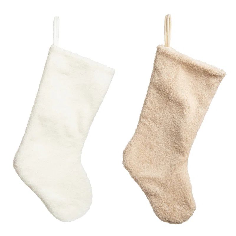 Fuzzy Winter Stocking (Set of 2) | Wayfair North America