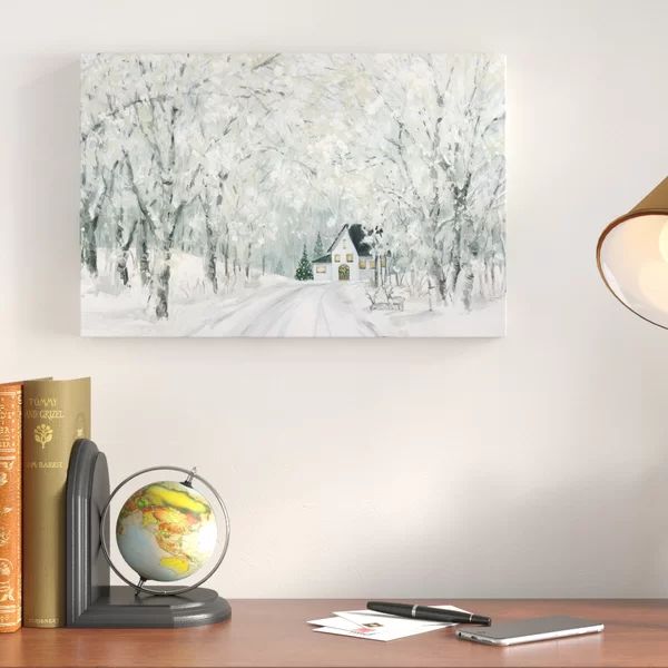 Christmas Lane - Print on Canvas | Wayfair North America