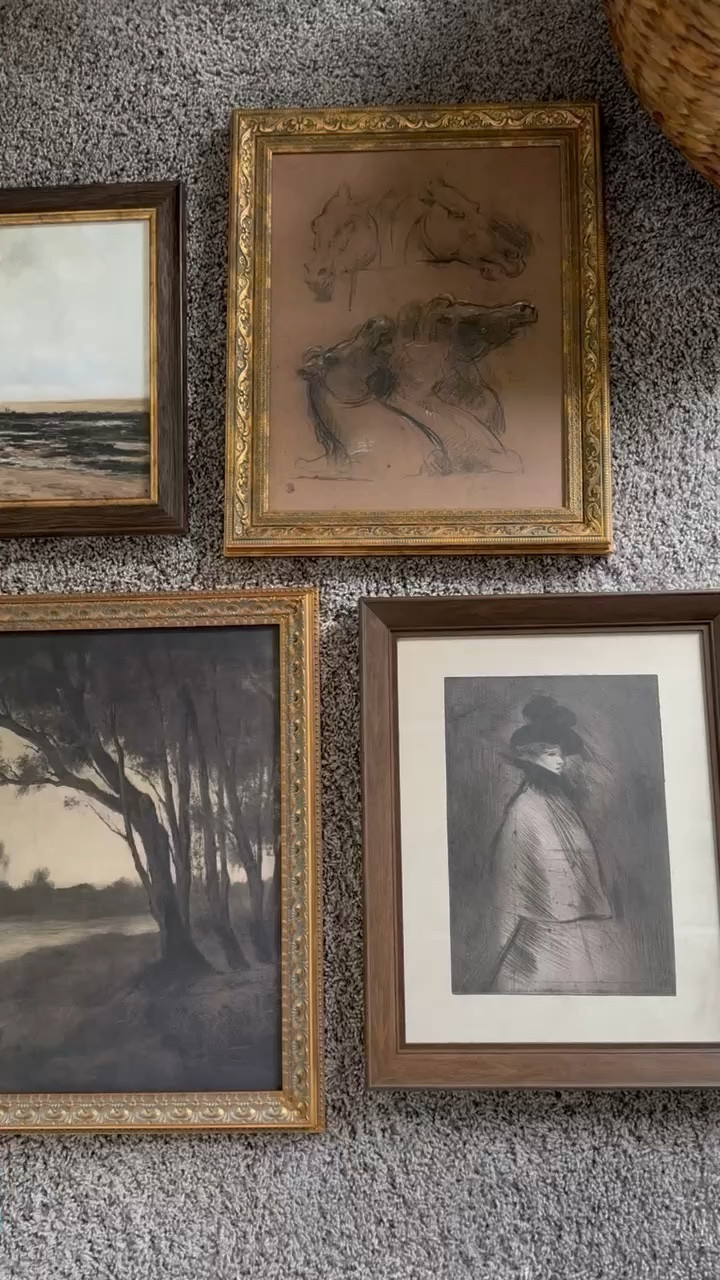 Have you ever seen such beautiful framed vintage inspired art prints before? I grabbed this set from Nish Art Gallery on Etsy! I love that they came framed, and you have the option of not having glass if you don’t like the glare (that’s what I chose)! Beautiful quality, and the small Etsy shop has great customer service too—perfect for answering any questions!

#LTKstyletip #LTKhome