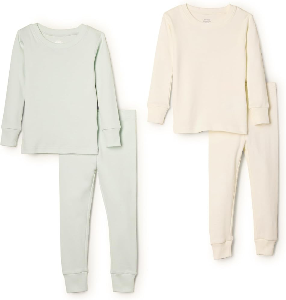Amazon Essentials x Sofia Grainge Unisex Babies' Snug-Fit Cotton Footed Pajamas | Amazon (US)