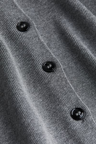 Fine-knit Cardigan - Gray melange - Ladies | H&M US | H&M (US + CA)