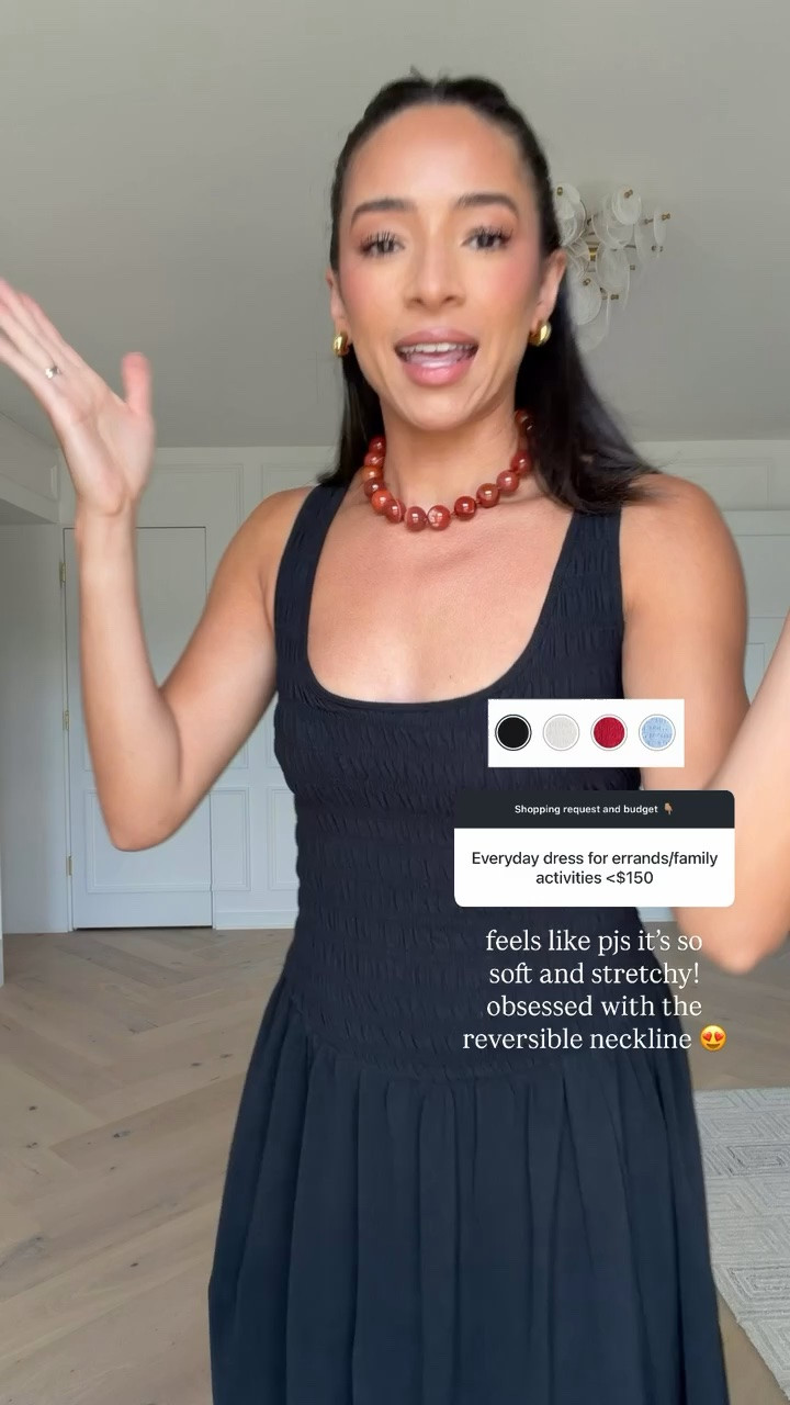 25% OFF all dresses at Abercrombie!! This one is so soft and stretchy and it’s reversible!! It can be worn as a scoopneck or high neck and comes in so many colors! Wearing size S 🖤


summer outfit, summer dress, midi dress, summer dresses, vacation outfits, dinner outfit, date night outfits, little black dress, black midi dress

#LTKSeasonal #LTKSaleAlert