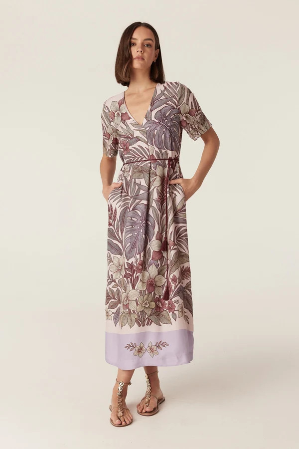 Erika Kaftan Maxi Dress - Paradise Print | Cable Melbourne
