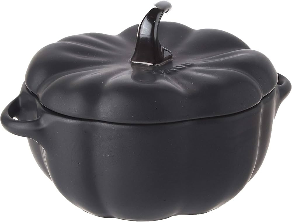 STAUB Ceramic 0.5-qt Petite Ceramic Pumpkin, Oven & Stove Safe up to 572°F, Pumpkin Dish, Cerami... | Amazon (US)