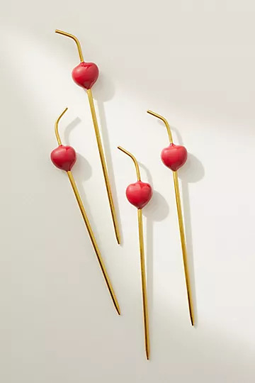 Garnish Cocktail Picks, Set of 4 | Anthropologie (US)