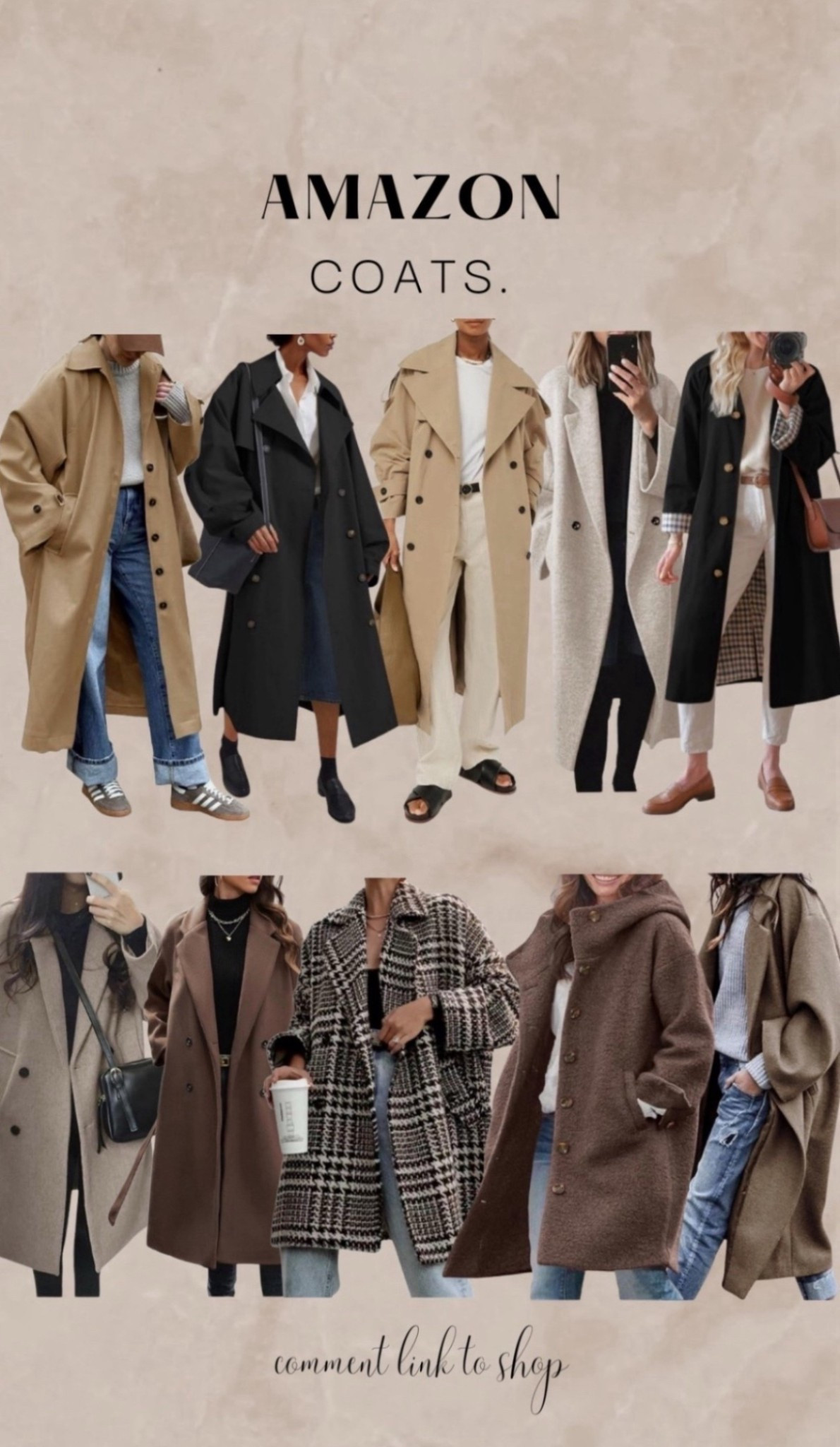 i've done the work for you and put together all the trending styles for fall / winter 2025/26

not to call personal favorites but the plaid lining in the trench coat is too beautiful 🍂🤤 

oversized, cozy, warm.. here you go.  enjoy shopping !

#outerwear #longcoat #oversizedcoat #coats #amazoncoats