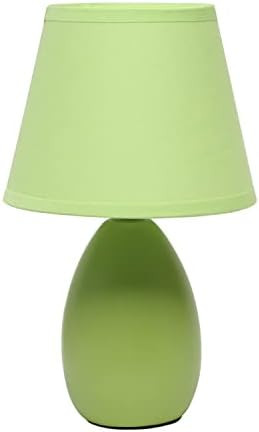 Simple Designs LT2009-GRN Mini Egg Oval Ceramic Table Desk Lamp, Green       
        
          ... | Amazon (US)