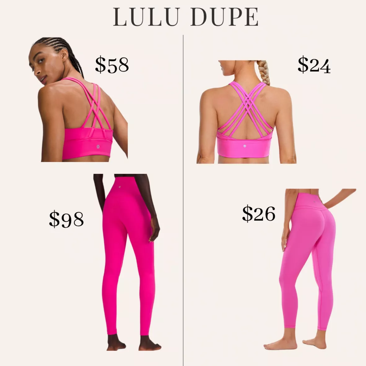 Lululemon Sonic Pink Align Leggings Size 4 - $84 (28% Off Retail