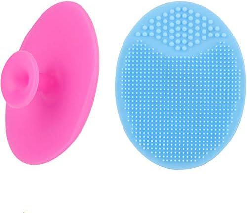 Face Scrubber,2 Pack Soft Silicone Scrubbies Facial Cleansing Pad Face Exfoliator Face Scrub Face... | Amazon (US)