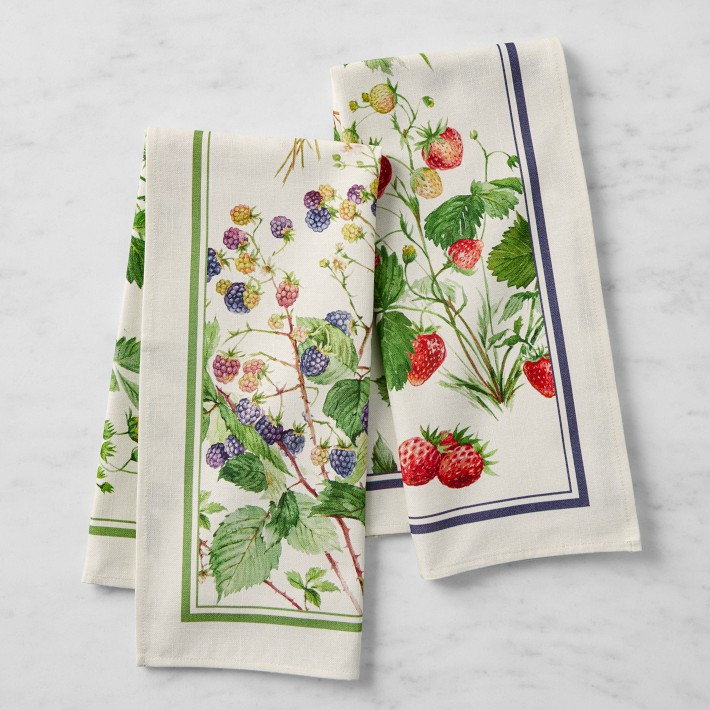 Berry Tea Towels, Set of 2 | Williams-Sonoma
