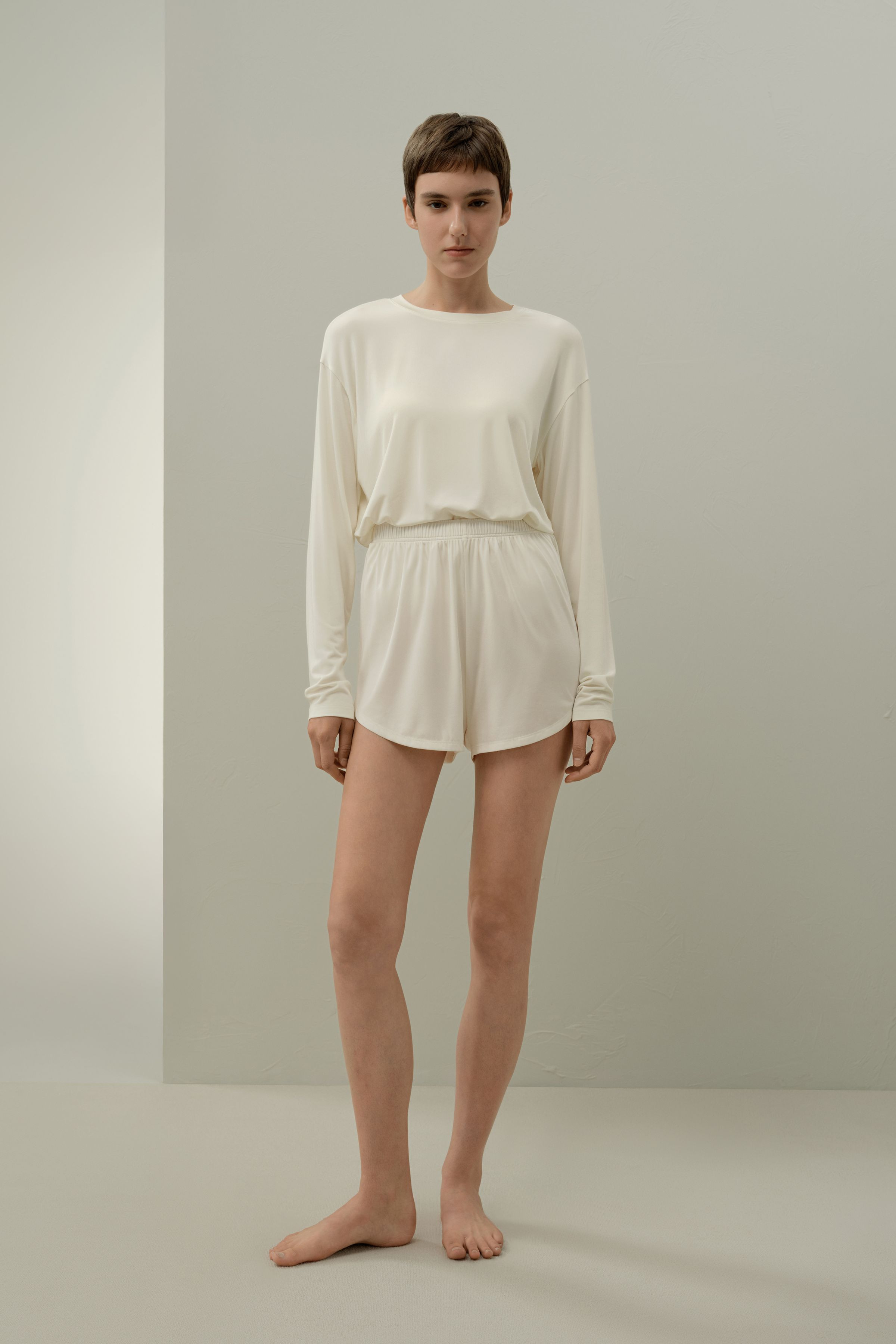 Silk Breeze Jersey Comfort Flowy Shorts | LILYSILK
