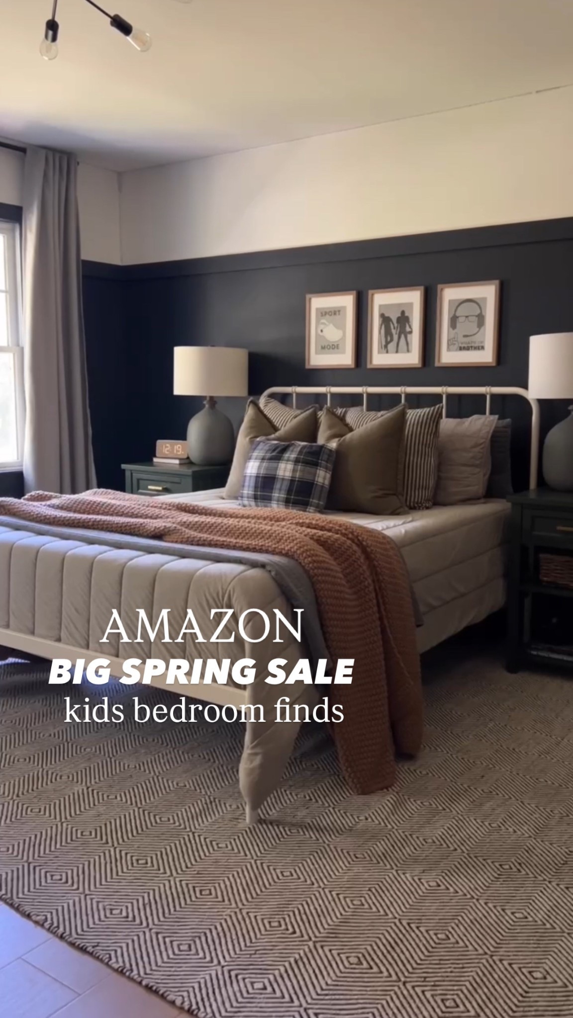 Amazon big spring sale | Amazon | Amazon partner | Amazon finds | kids bedroom decor | curtain panels | white metal bed | neutral rug | teen boy bedroom | tween boy bedroom 

#LTKHome #LTKFindsUnder100 #LTKSaleAlert