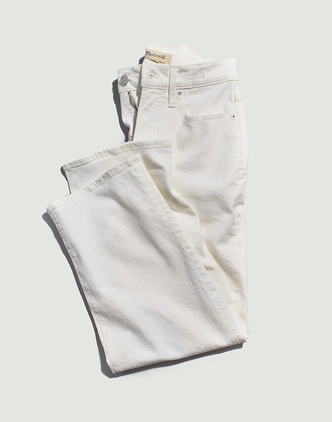 The Perfect Vintage Wide-Leg Crop Jean in Tile White | Madewell