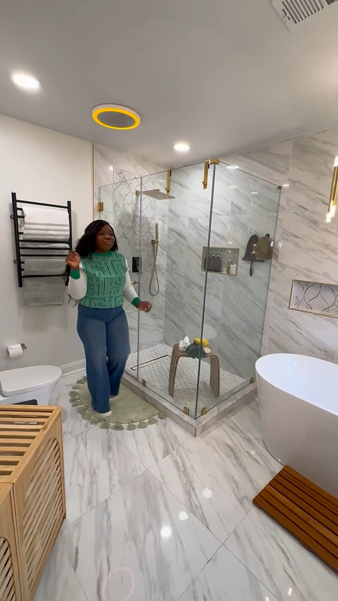 Loving this pops of green and yellow this summer. Shop some of my favorite bathroom decor finds here

#LTKHome #LTKSaleAlert