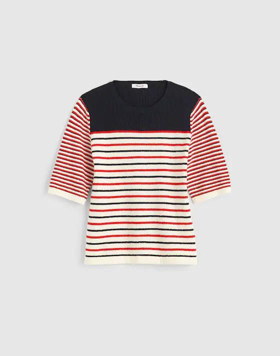 Boucl&eacute;-Knit Sweater Tee | Madewell
