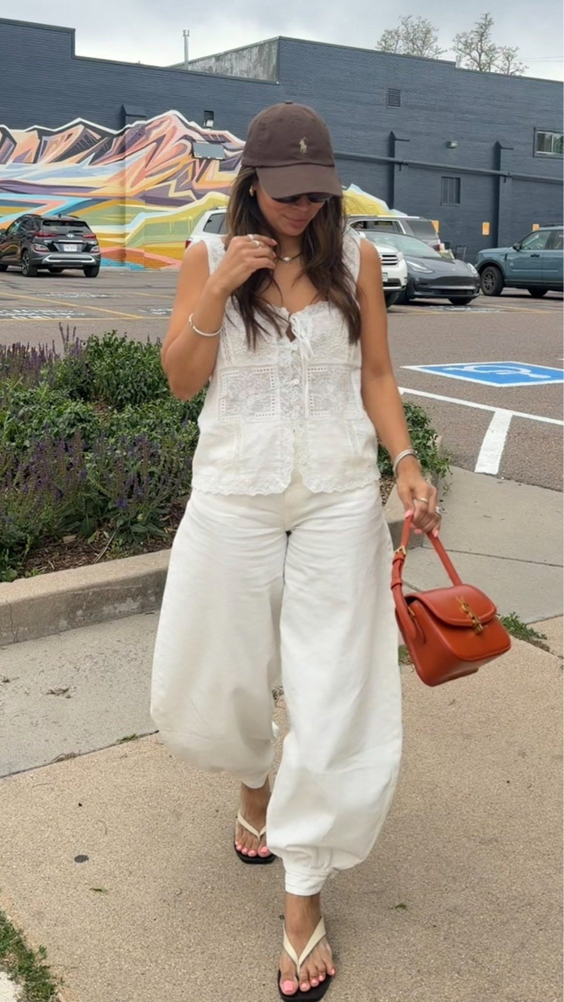 another ootd — wearing XS in top, jeans sized 0, sandals sized up one (usually a 37 ordered a 38) 

#momstyle 
#casualootd 
#chicoutfit
#summeroutfitidea 
#summerstyle 
#ootdlook 
#momoutfit

#LTKSeasonal #LTKOver40 #LTKootd