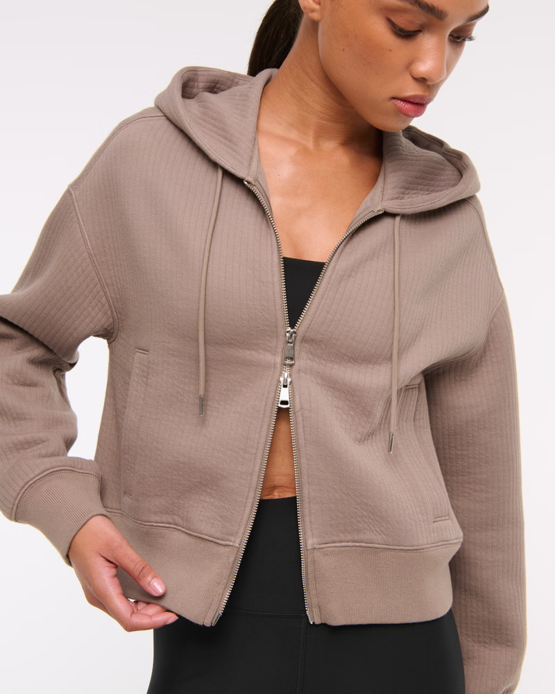 YPB Active Rib Full-Zip | Abercrombie & Fitch (US)