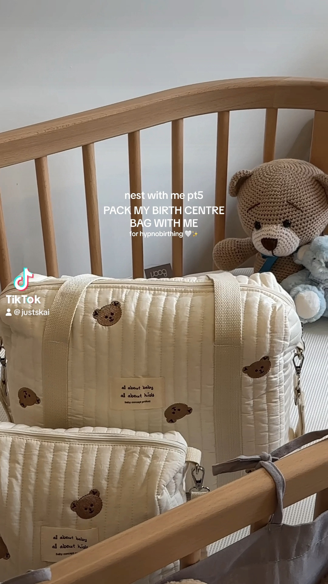 pack my birth centre bag for a hypnobirth with me 🧸🦋🩵 

#LTKbump #LTKitbag #LTKbaby