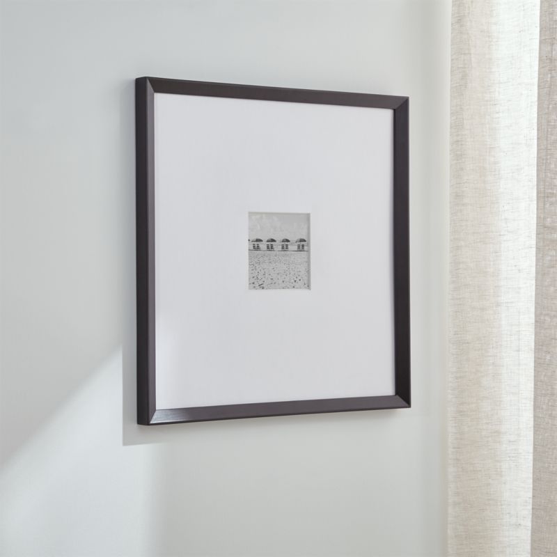 Icon 5x5 Black Wall Frame + Reviews | Crate and Barrel | Crate & Barrel