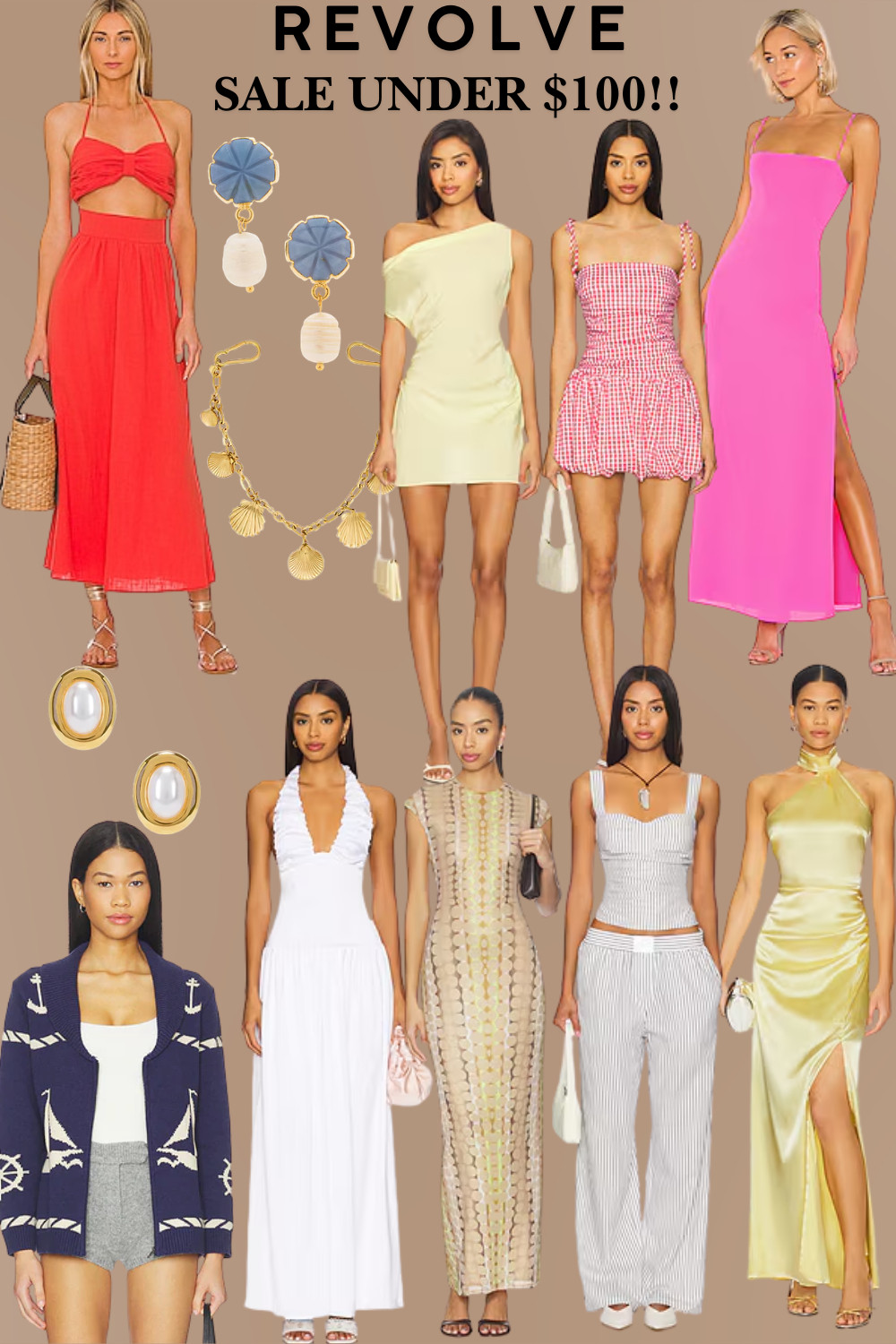 💖 REVOLVE sale finds under $100 and honestly… these look SO much more expensive! ✨ 

From vacation-ready maxi dresses to chic matching sets and elevated summer staples, this roundup is giving designer vibes on a budget 🤍 

The pink dresses alone had me instantly adding to cart 😍 If you’ve been wanting to refresh your summer wardrobe without overspending, these are the pieces to grab before they sell out!!

Everything is linked in my LTK  - tap below to shop 👇🏻🛒🛍️





#LTKSale #LTKunder100 #revolve #revolvestyle #revolveclothing #revolvefashion #designerfashion #summerfashion #vacationoutfits #vacationstyle #hotpinkdress #whitemaxidress #reddress #cutoutdress #maxidress #summerdress #matchingset #resortwear #beachvacationstyle #girlsnightoutfit #summerstyle #designerinspired #thelookforless #designersale #minidress #yellowdress #mididress #weddingguestdress #bridalshowerdress #dropearrings #goldnecklace #fashionjewelry #twopieceset #studearrings #affordablefashion #fashionfinds #salefinds #neutralstyle #elevatedstyle #capsulewardrobe #ginghamdress #bubbledress #navycardigan #trendingfashion #LTKStyle
￼

#LTKootd #LTKSaleAlert #LTKOver40
