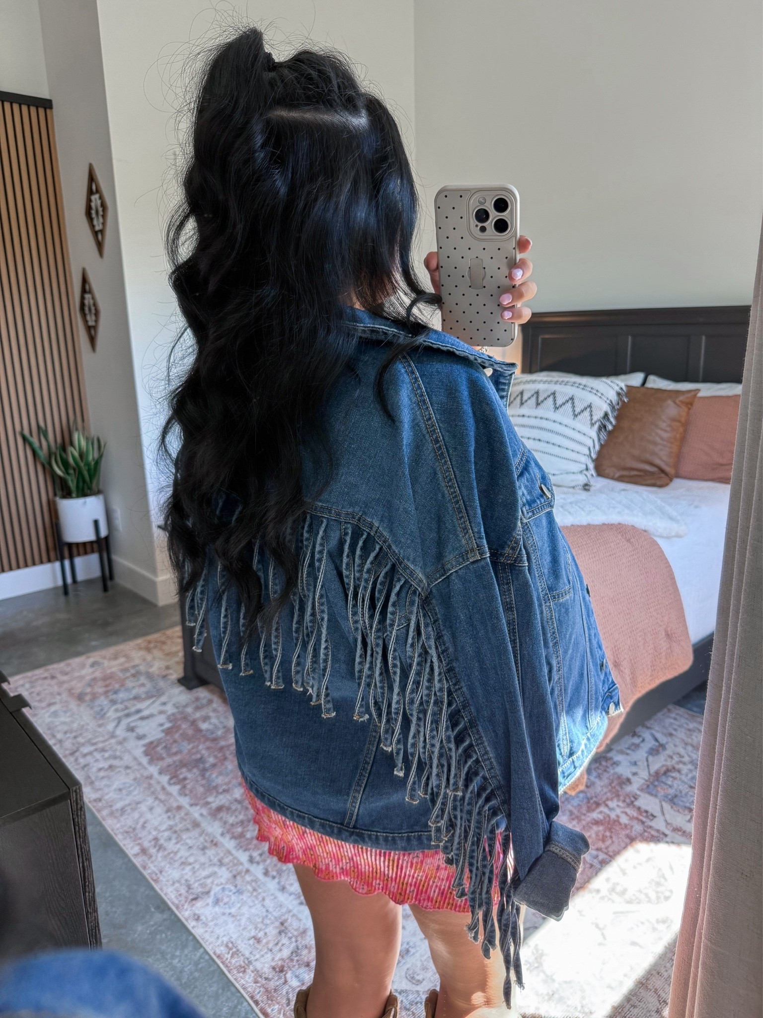 Must Have Fringe Denim Jacket 🤍

#LTKootd