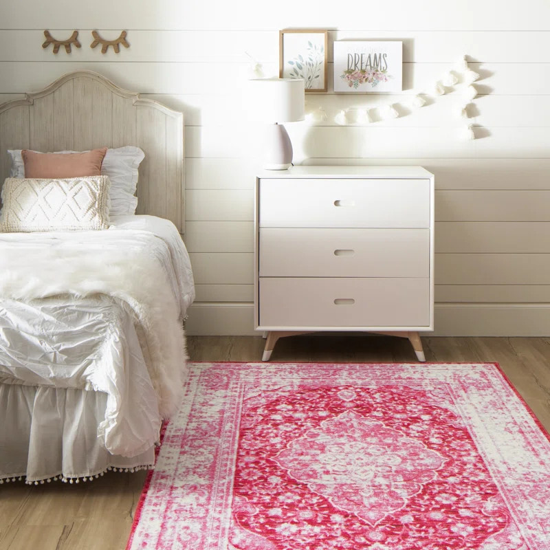 JOMO Performance Pink Rug | Wayfair North America