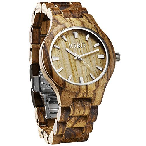 JORD Wooden Wrist Watches for Men or Women - Fieldcrest Series / Wood Watch Band / Wood Bezel / Anal | Amazon (US)